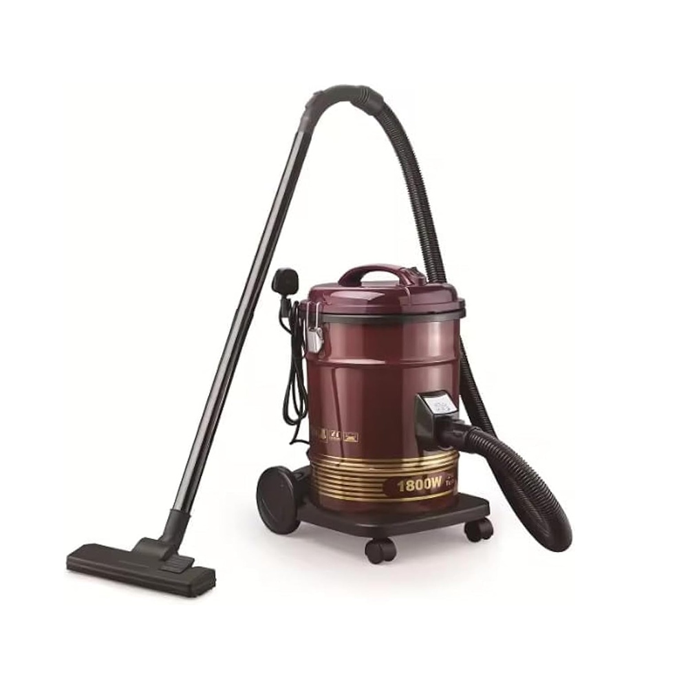 سوكاني مكنسة برميل كهربائية سعة 21 لتر بقوة 1500 وات موديل SK-13006 - أحمر