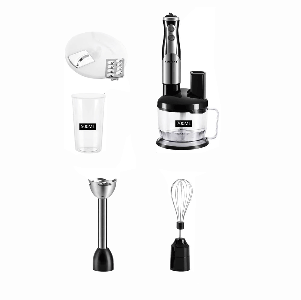 سوكاني محضرة طعام 8 في 1 بقوة 700 وات وسعة 700 مل موديل SK-5011-8 - أسود