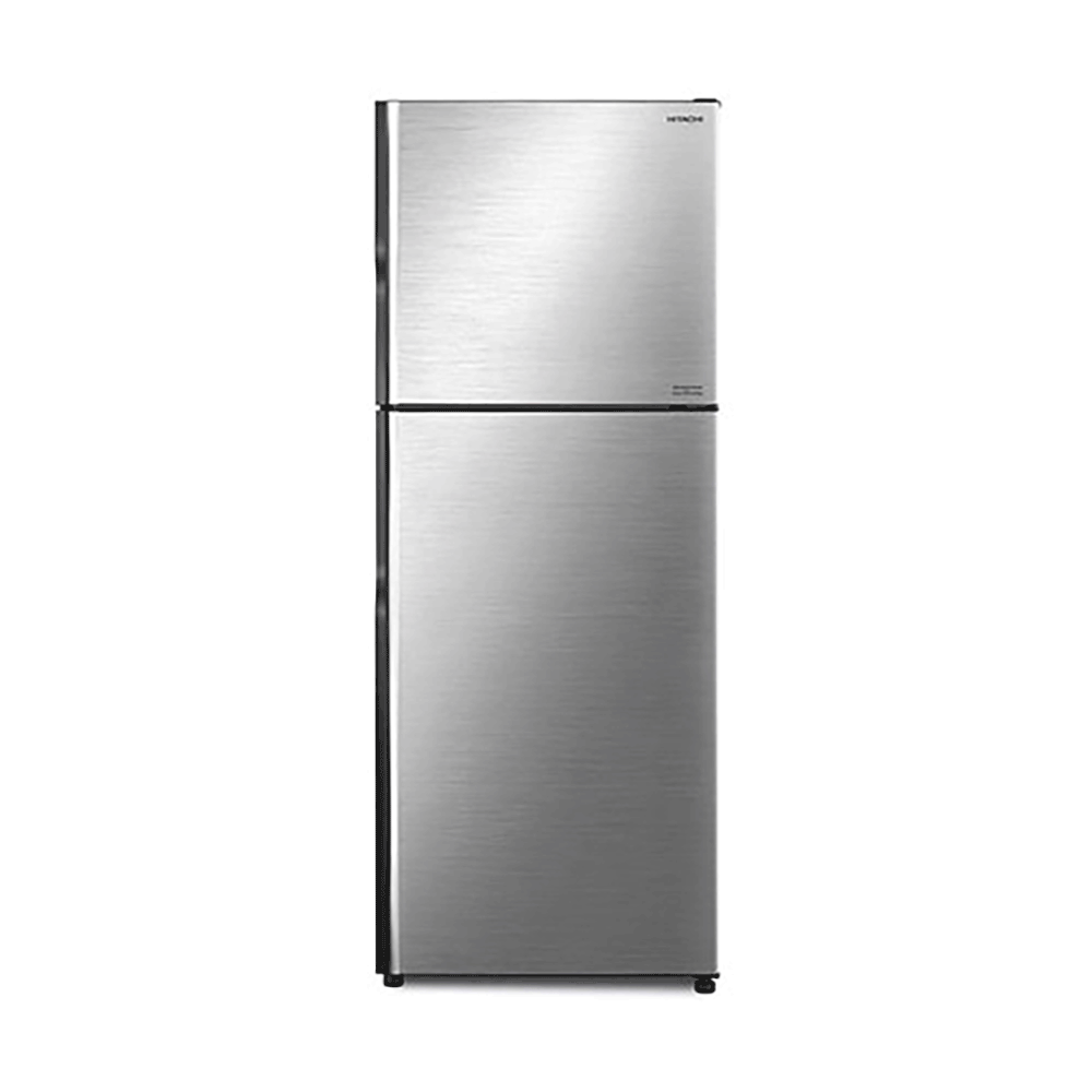 هيتاشي ثلاجة بسعة 407 لتر بفريزر علوي موديل R-VX550PKP - فضي 