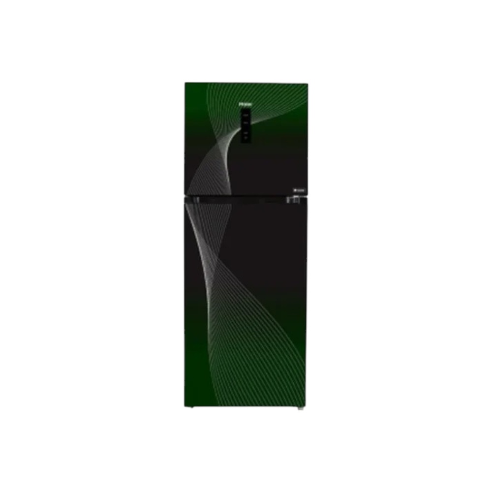 ثلاجة ثلج  هاير إنفرتر بفريزر علوي سعة 346 لتر قوة 46 وات موديل HRF-346IFRA - أخضر