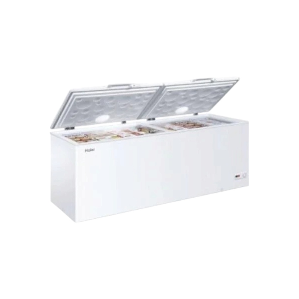 فريزر أفقي هاير  بابين سعة 430 لتر قوة 125 وات موديل HCF-478HA - أبيض