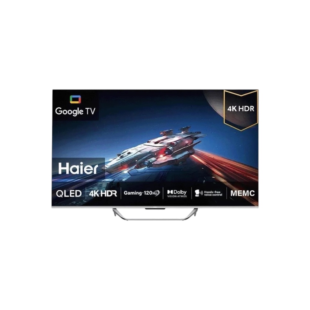 هاير تلفزيون 85 بوصة سمارت 4K بقوة 200 وات موديل H85S800UX - أسود