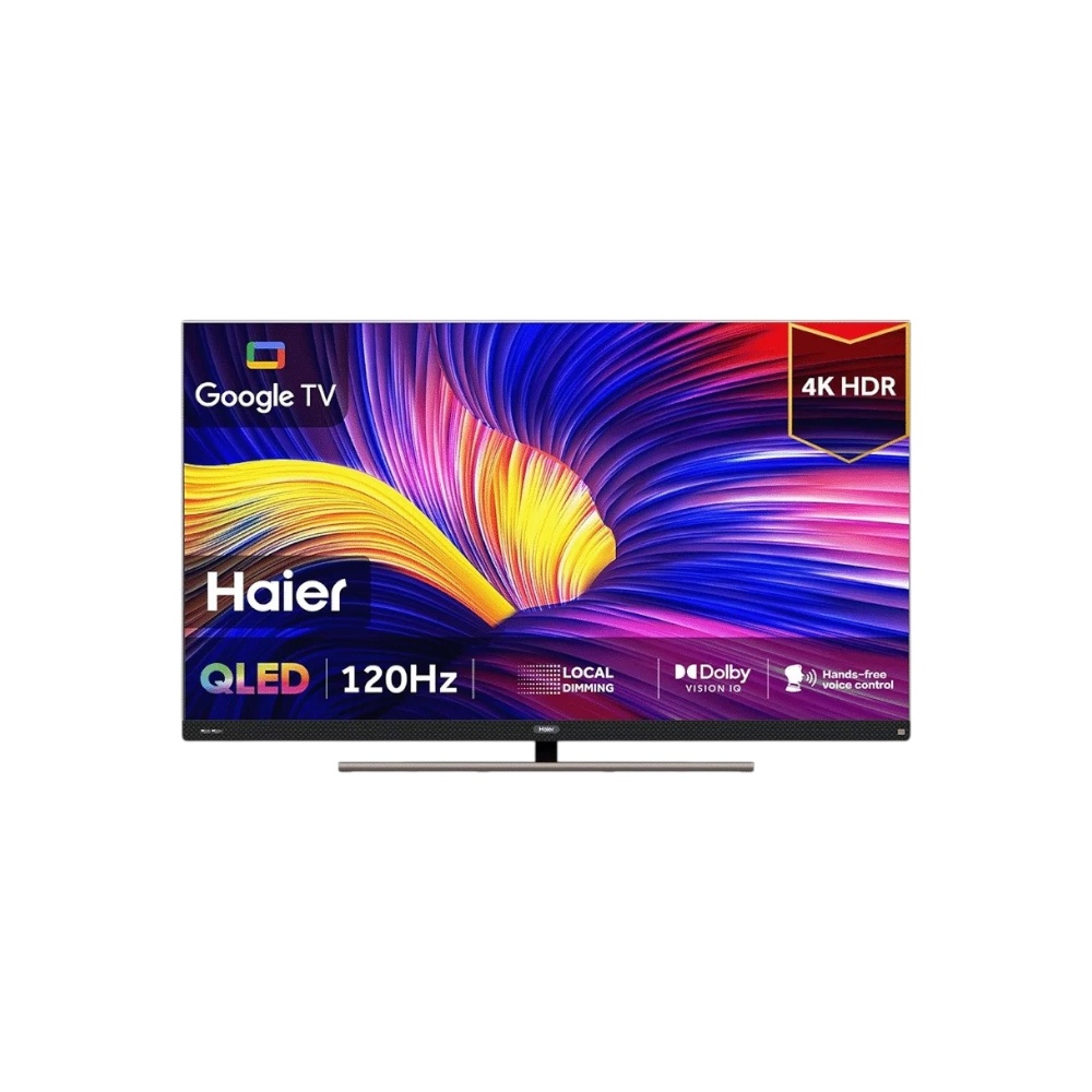 هاير تلفزيون 65 بوصة سمارت 4K مع الحامل بقوة 130 وات موديل H65S900UX - أسود