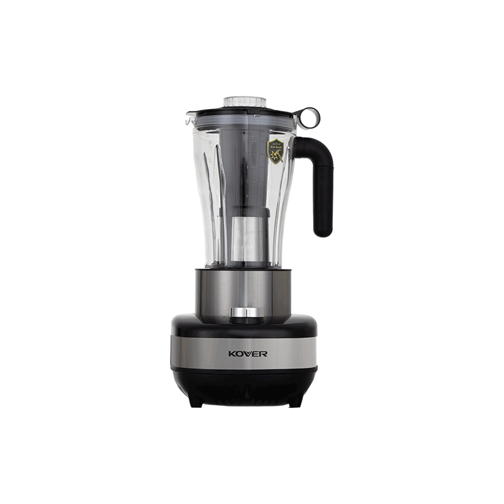 كوفر عصارة كهربائية 5*1 بكأس زجاجي سعة 2 لتر قوة 600 وات موديل upb6600 - أسود