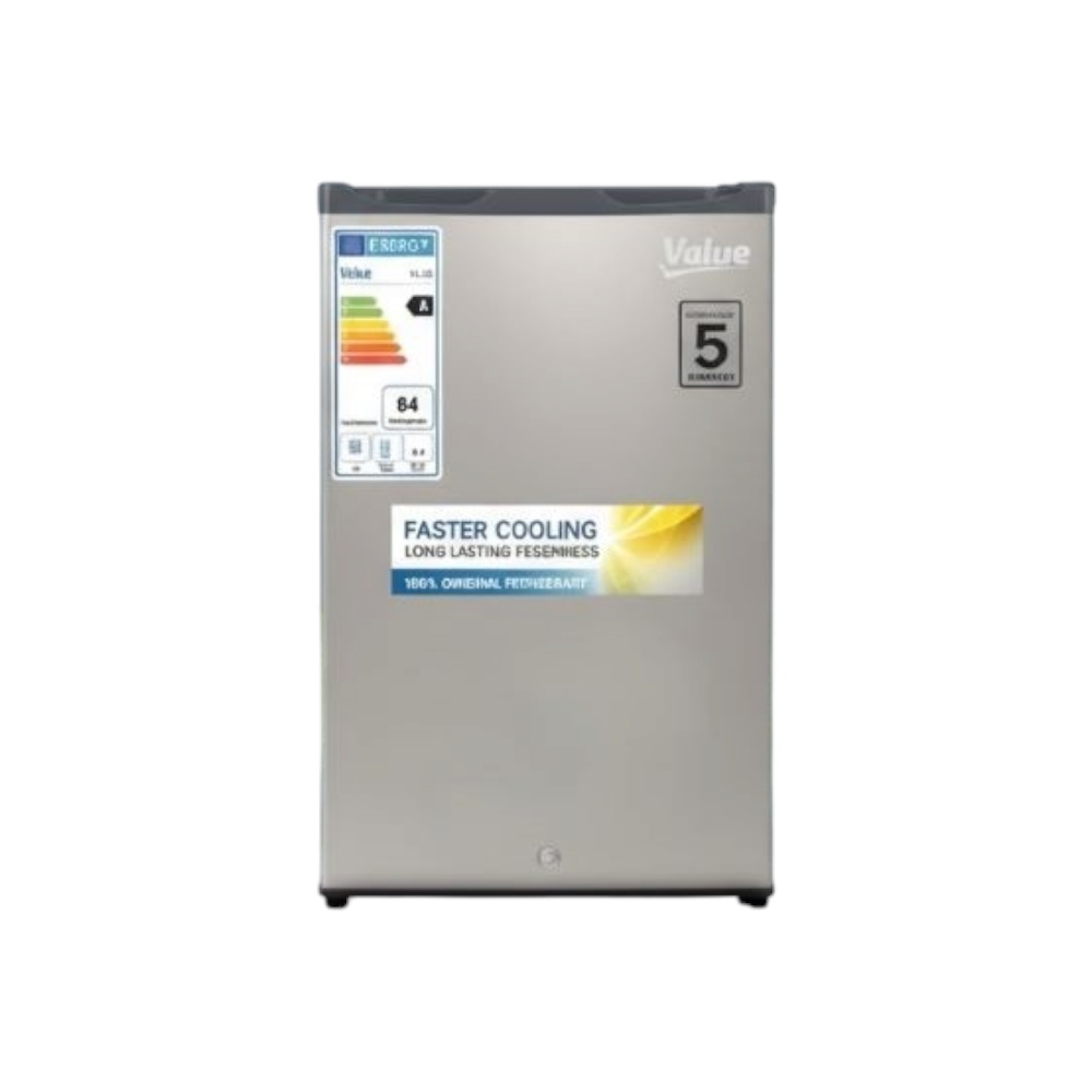 ثلاجة فاليو باب واحد بقوة 37 وات سعة 70 لتر موديل VL70 - رمادي تيتانيوم