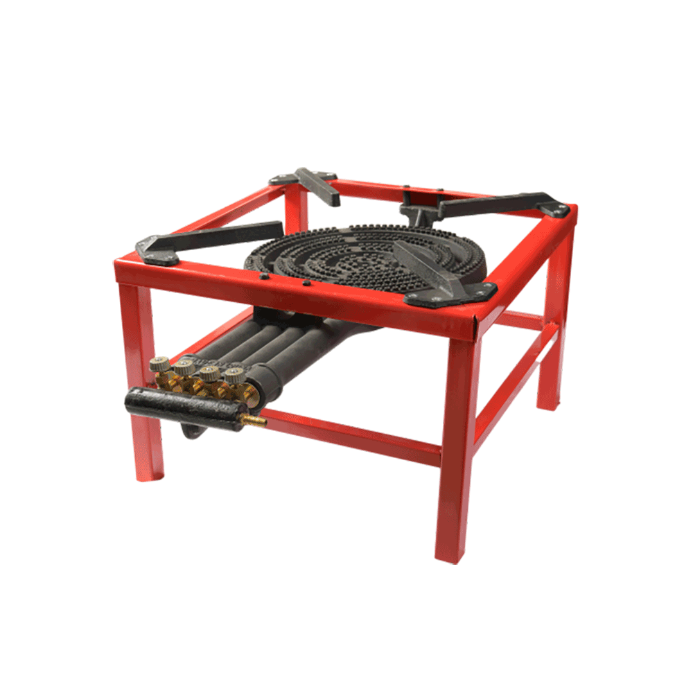 شولة كوفر 4 مفاتيح بقاعدة حديد مدبل موديل 1010024 - احمر