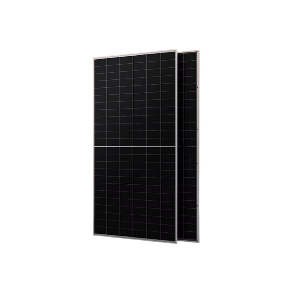 لوح طاقة شمسية ايكو مقاوم للظل وجهين  650 وات - ابيض