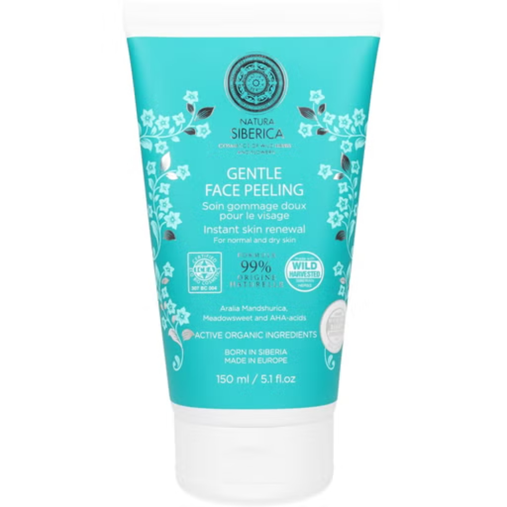 مقشر الوجه اللطيف للبشرة العادية للجافة من ناتورا سيبيريكا ١٥٠ مل