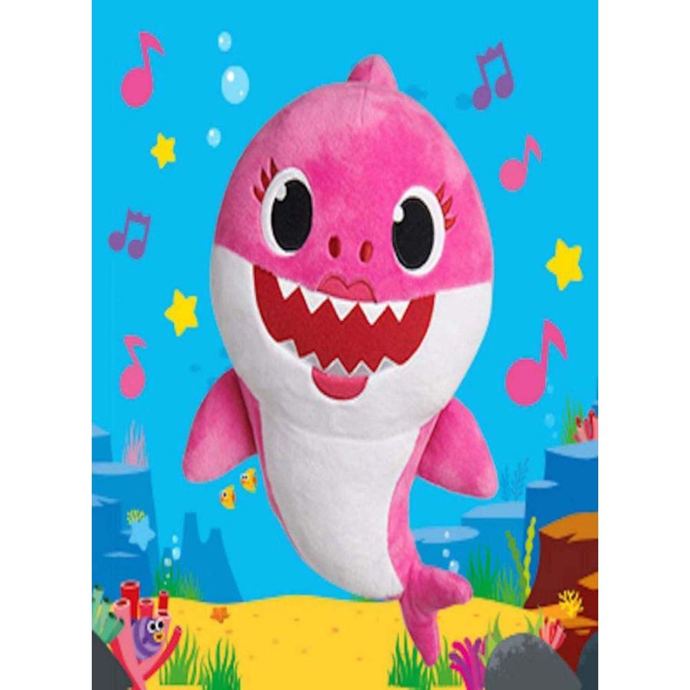 دمية مخملية تصدر صوت أغنية بيبي شارك