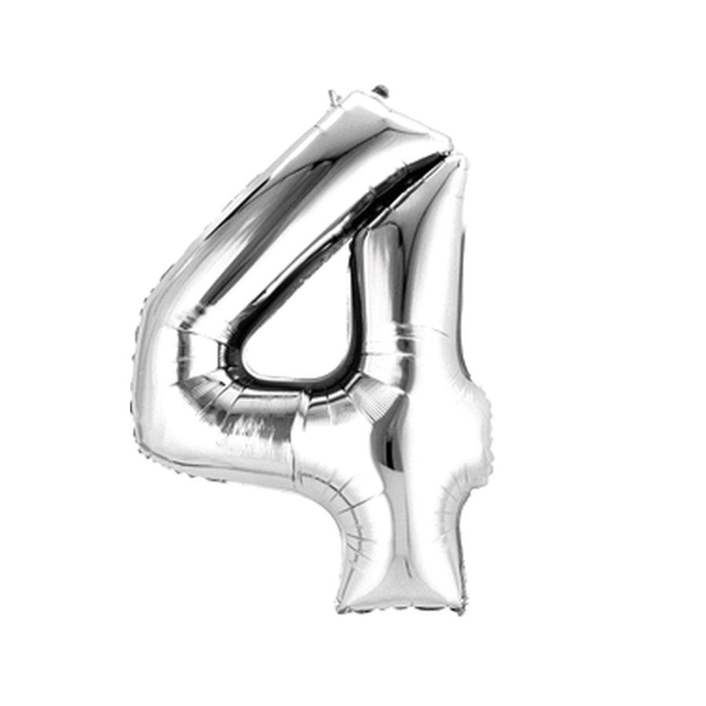 كلايدوسكوب بالون رقم 4 من القصدير - 34 بوصة