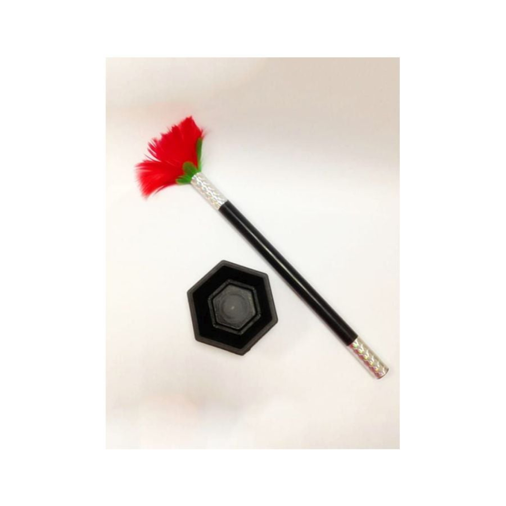 بيوينتي لعبة خدع عجيبة بتصميم ريش وزهور 23.5x1.3 سم - طراز YPC1447