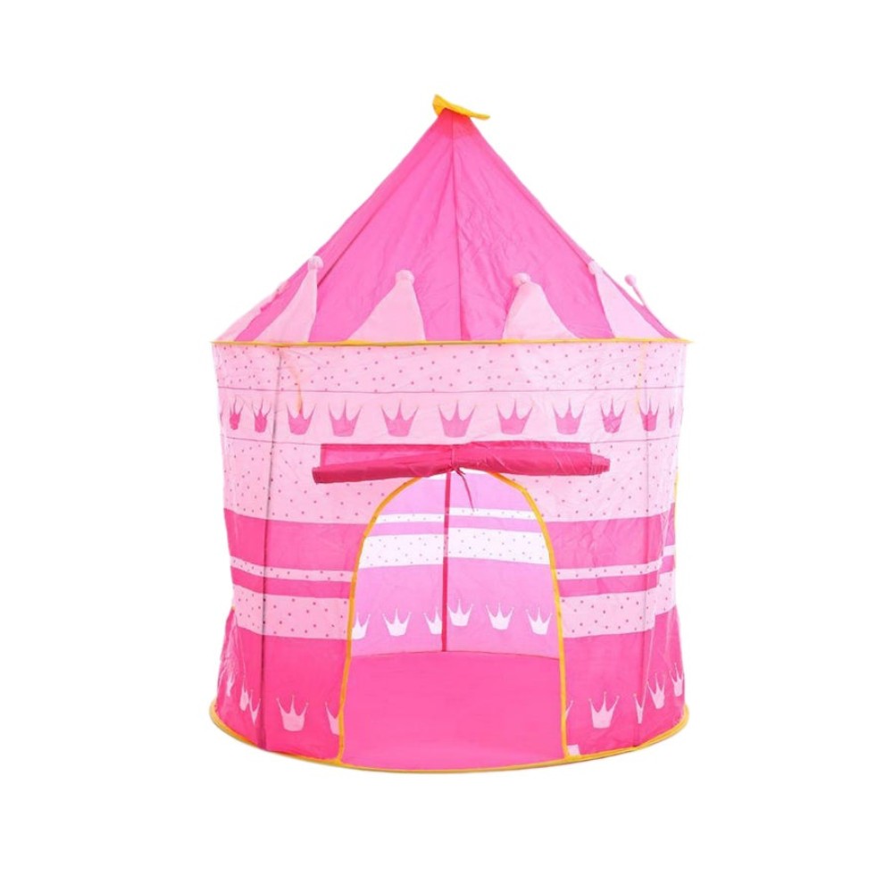 خيمة أطفال محمولة وقابلة للطي - زهري - 105x105x135 سم