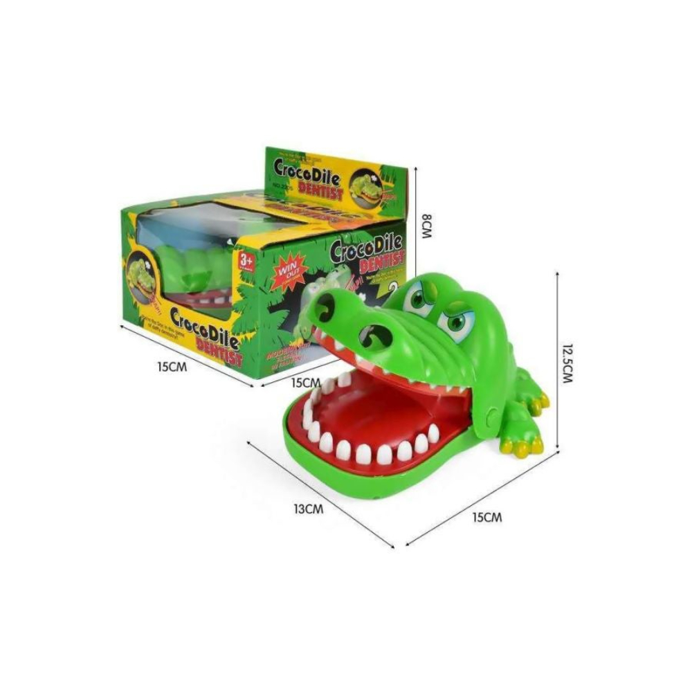 ليتل تايكس لعبة طبيب الأسنان على شكل فم تمساح - 335، 15×13×12.5 سم