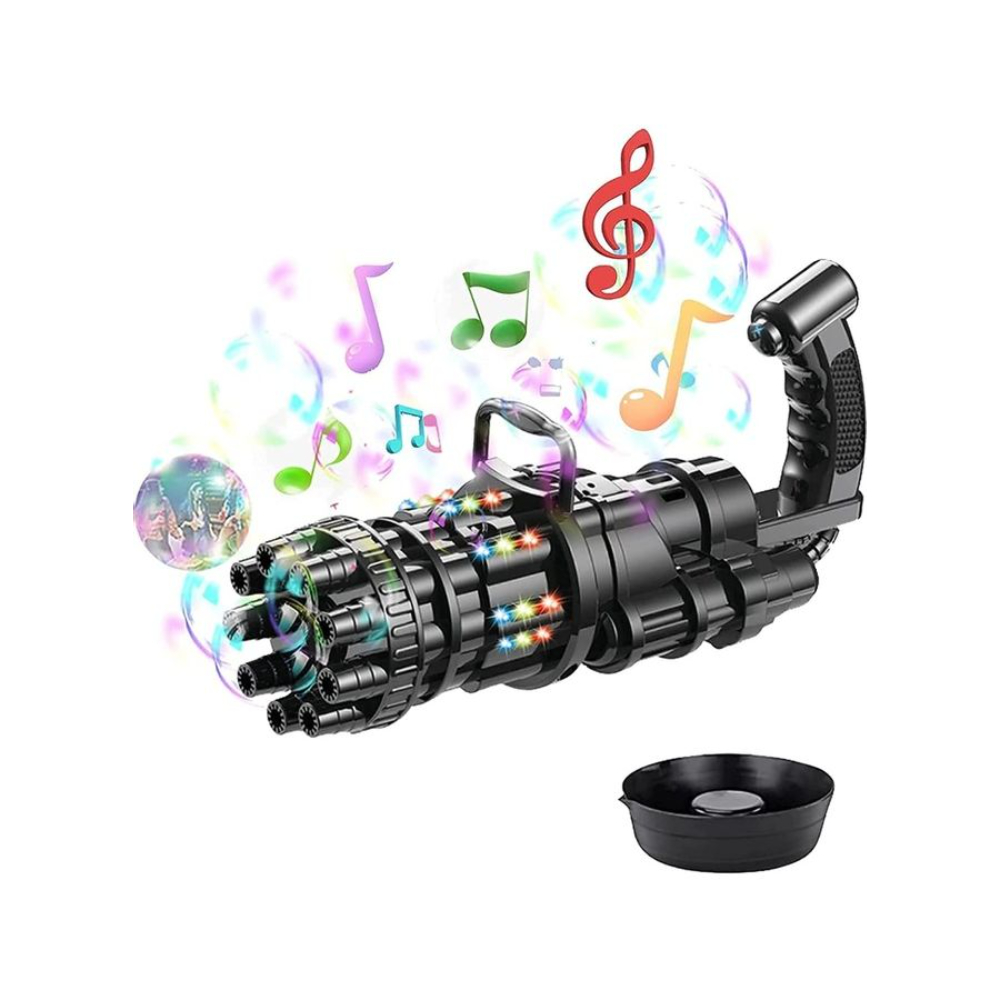 لعبة مسدس كهربائي لصنع الفقاعات - 8 فتحات 