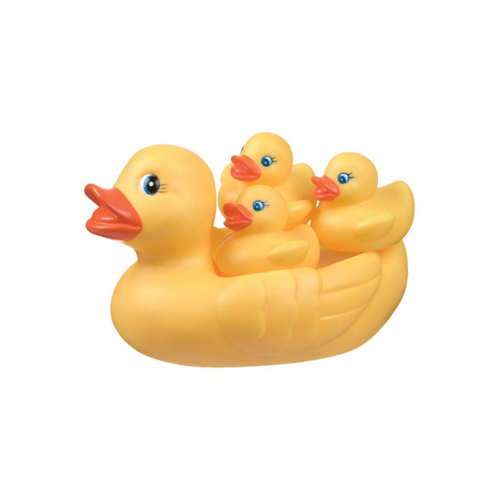 بلاي غرو مجموعة ألعاب الاستحمام عائلة البط - أصفر 