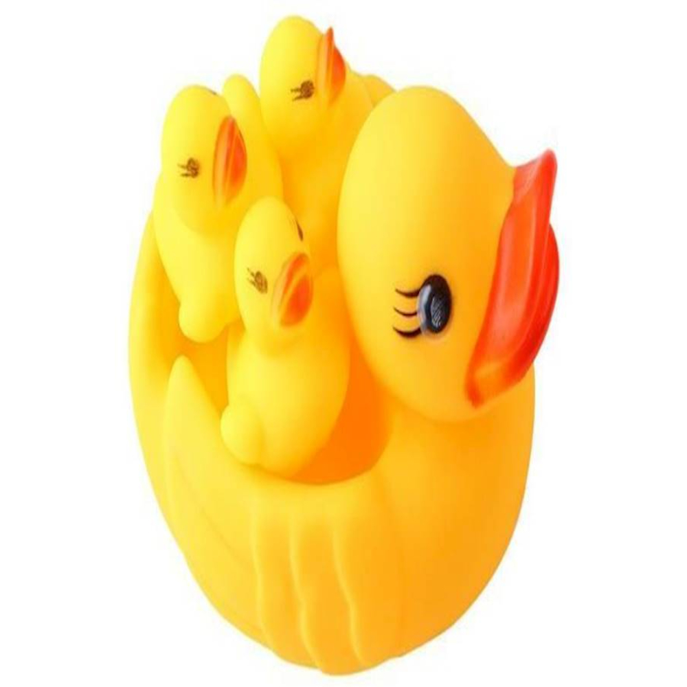  دمى بط مطاطية للتسابق أم وصغار