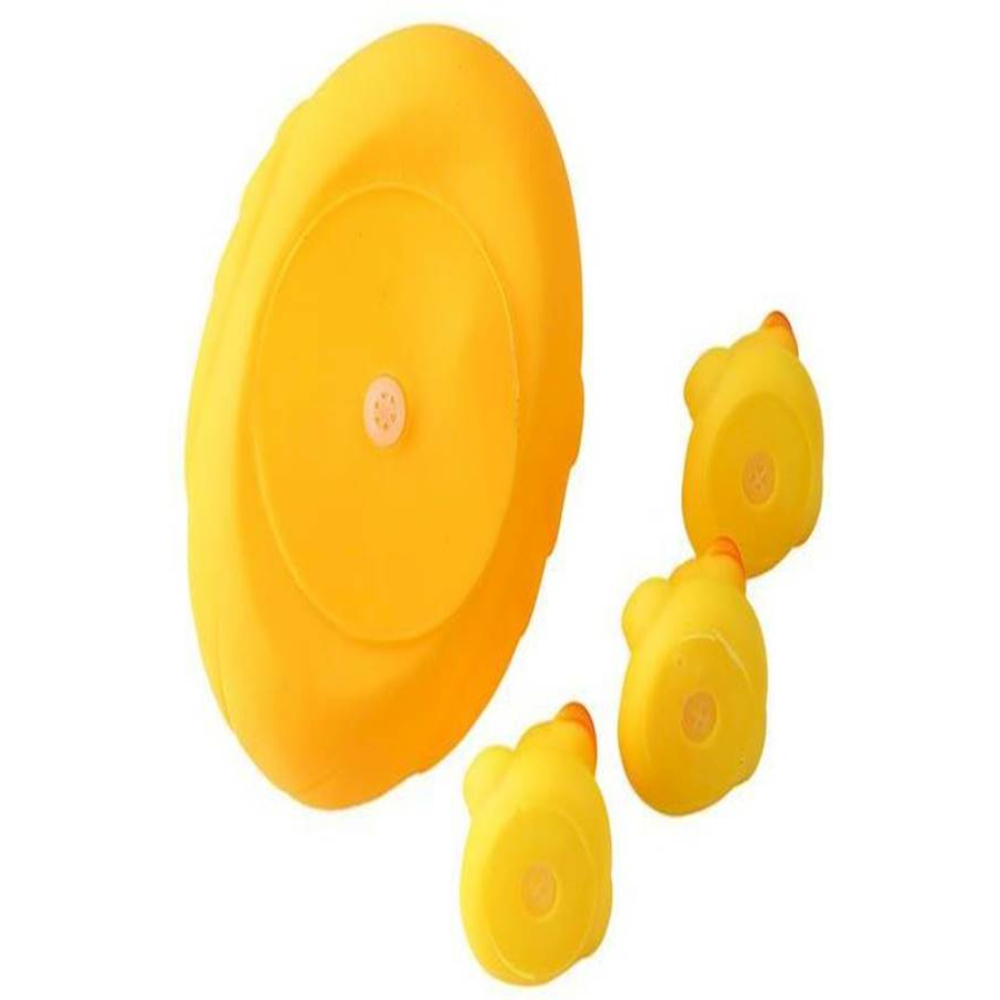  دمى بط مطاطية للتسابق أم وصغار