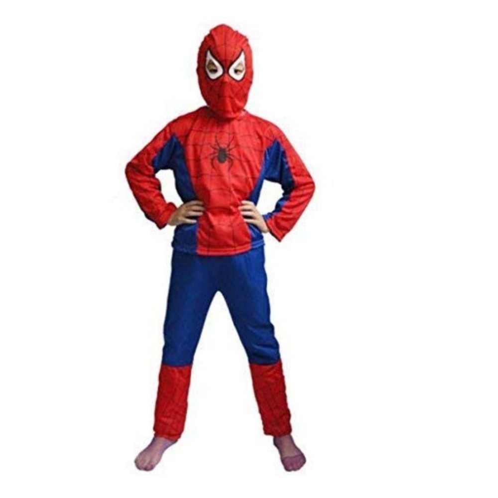 فانسي دريسويل زي تنكري قطني للأطفال بتصميم سبايدر مان لعمر 6-8 سنوات