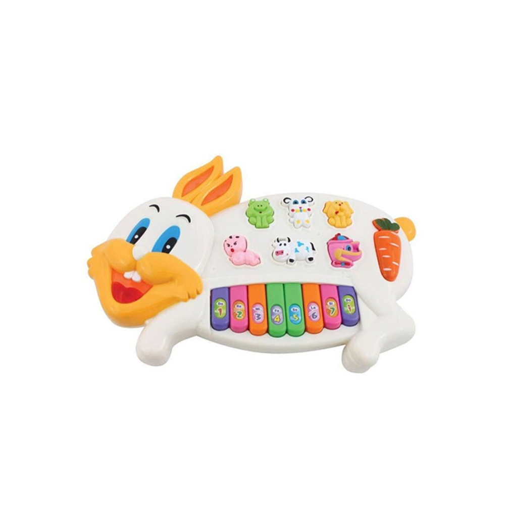  لعبة بيانو أرنب موسيقية للأطفال تعلم مبكر