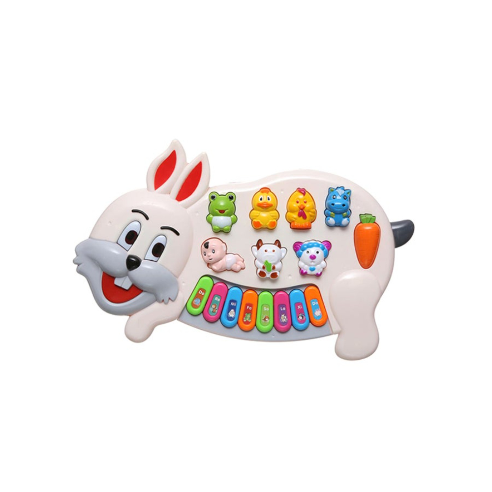 بيانو بشكل ظريف مضيء وموسيقي