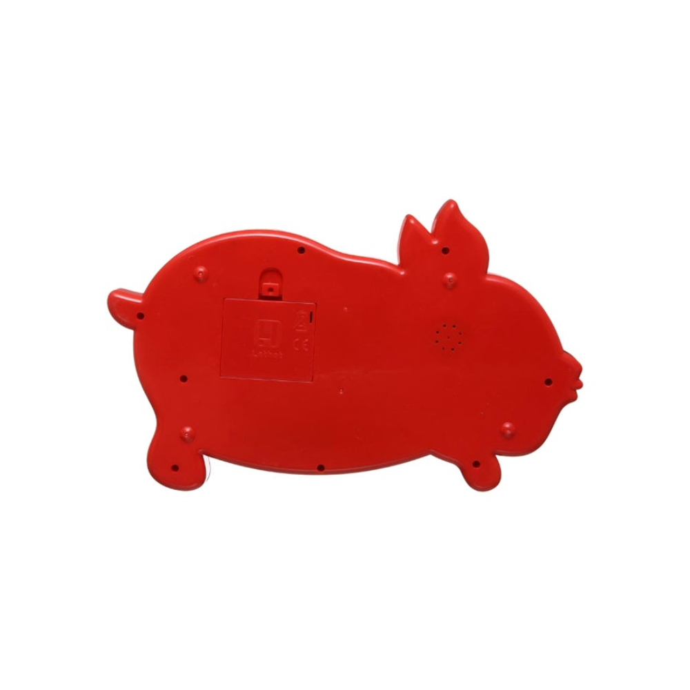 بيانو بشكل ظريف مضيء وموسيقي