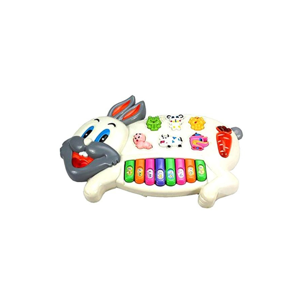ويبي بيانو موسيقي للأطفال بتصميم أرنب