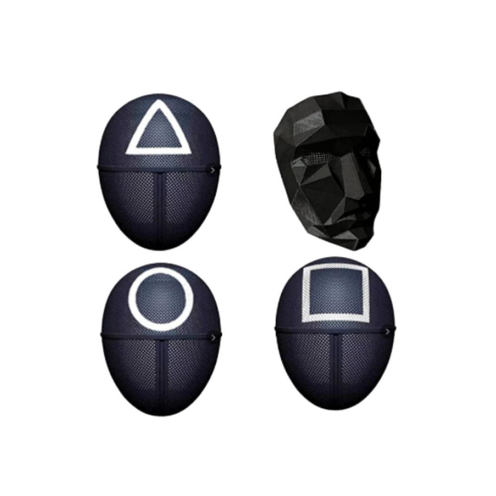  قناع Squid Games مثلث - 28 سم