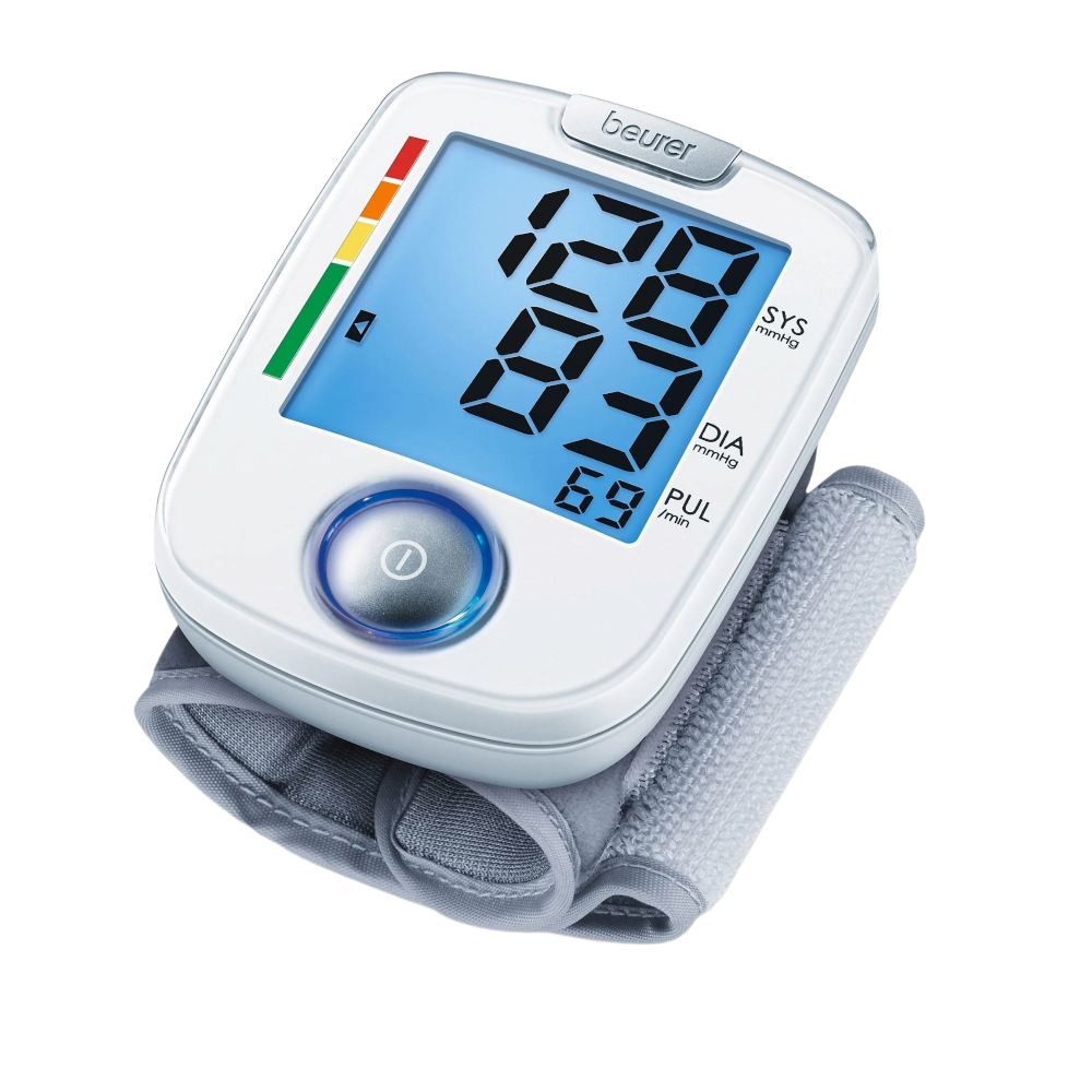 بيورير جهاز قياس ضغط إلكتروني موديل BC44 معصمي - رمادي