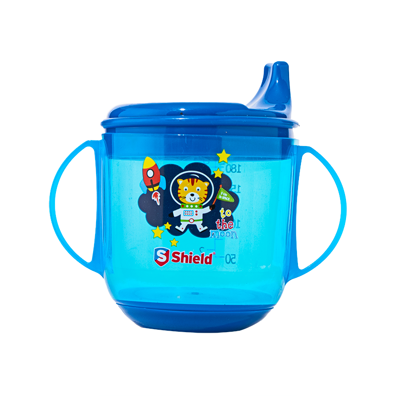 شيلد بيبي كوب تدريب على الشرب للأطفال سعة 180 مل - أزرق