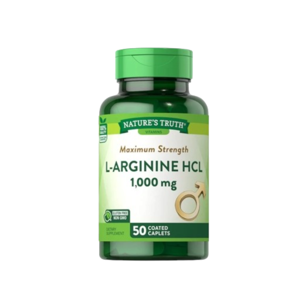 ناتشرز تروث مكمل ال أرجينين اتش سي ون لصحة القلب والأوعية الدموية - 50 كبسولة
