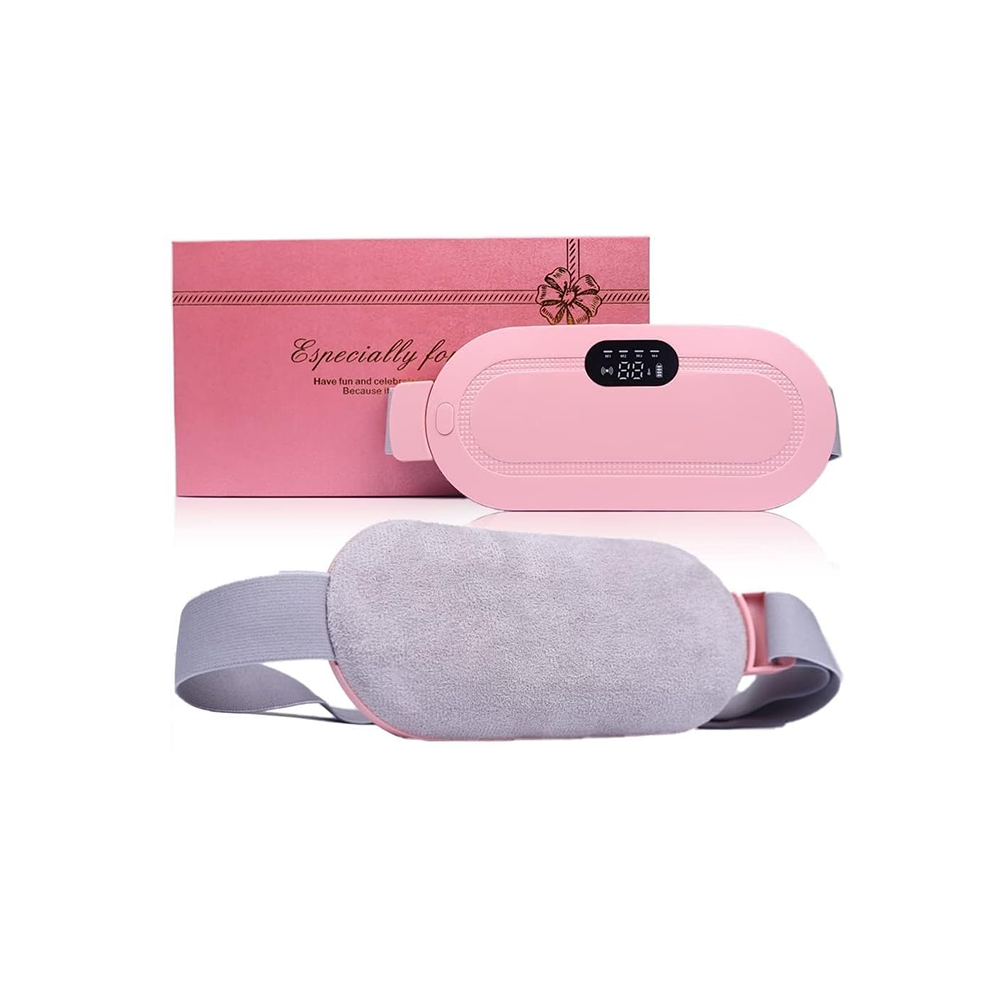 بيستيب جهاز مساج كهربائي لا سلكي لتخفيف التقلصات و آلام عضلات البطن  - زهري