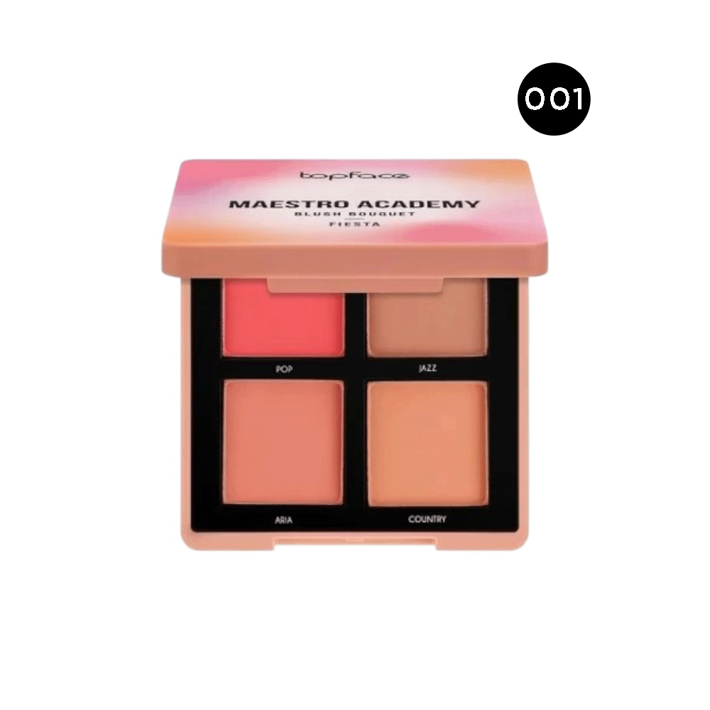 توب فيس طقم أحمر خدود مايسترو اكاديمي - 4 ألوان