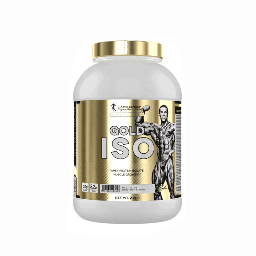 كيفين ليفرون مكمل جولد ايزو بروتين مصل اللبن المعزول  لنمو العضلات بالشوكولاتة - 2 كجم