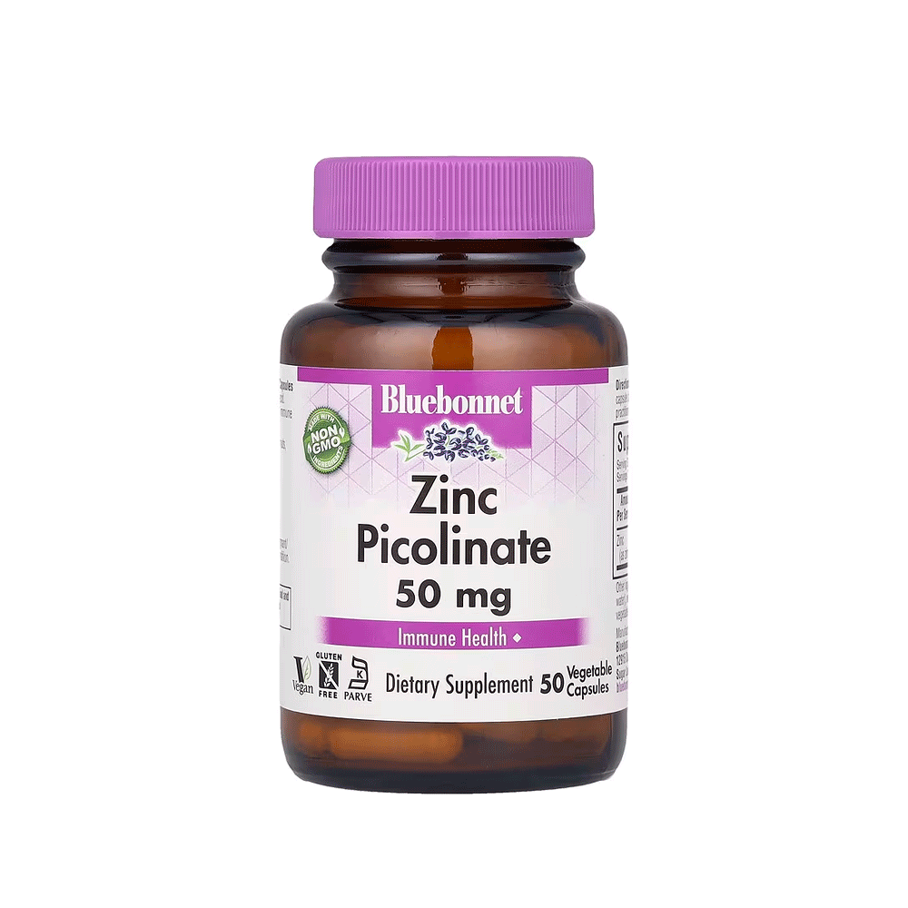 بلو بونيت مكمل غذائي بيكولينات الزنك 50 ملغ - 50 كبسولة 