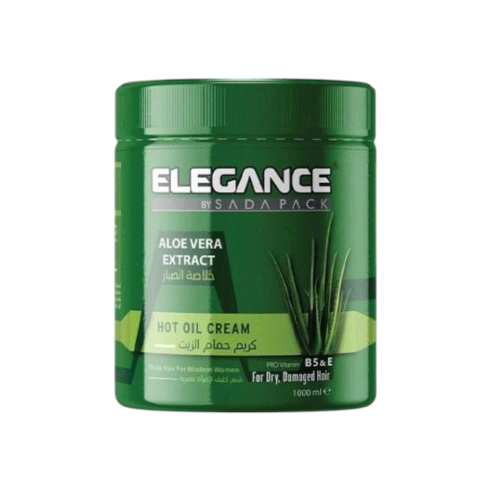 إليجانس كريم حمام زيت بخلاصة الصبار للشعر الجاف و التالف  - 1000 مل 