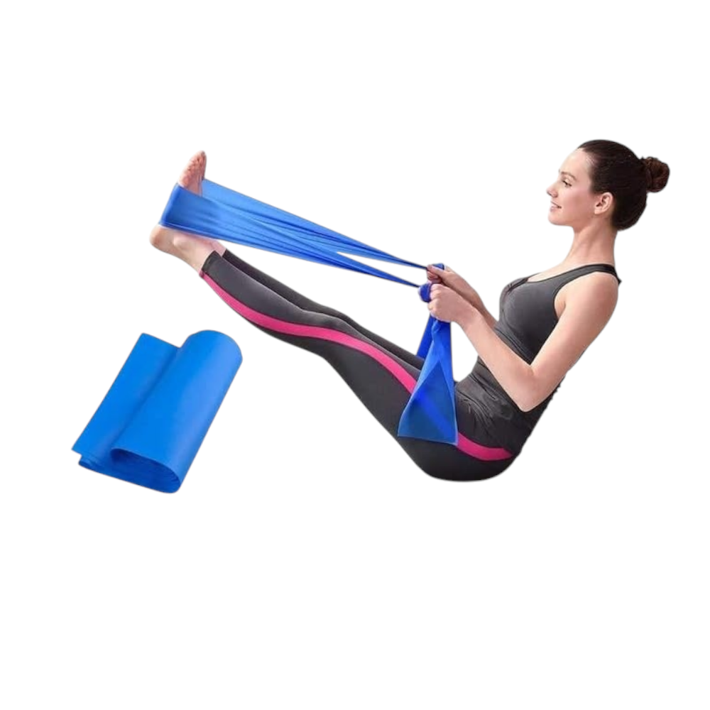 شريط تمارين المقاومة المطاطي للياقة البدنية - أزرق