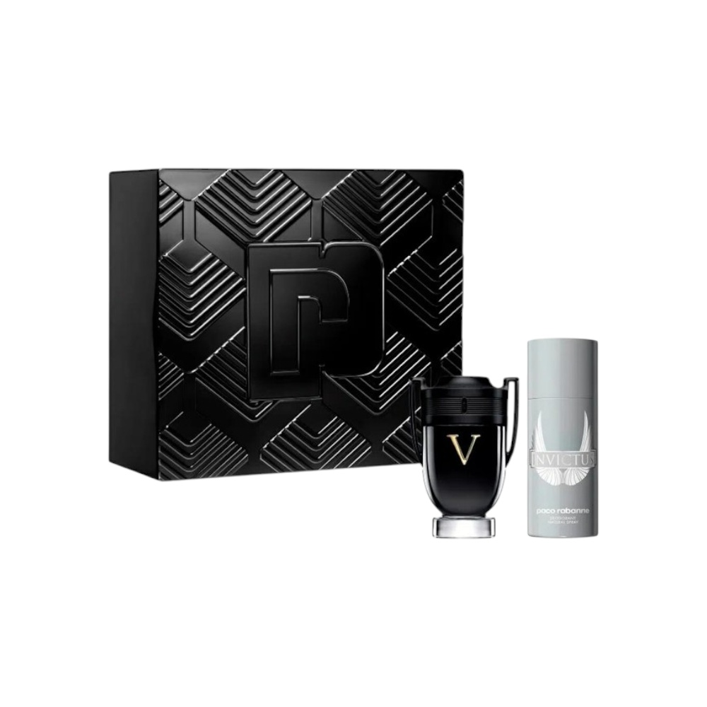 باكو رابان طقم عطر إنفيكتوس فيكتوري الأصلي للرجال 100 مل + مزيل عرق 150 مل