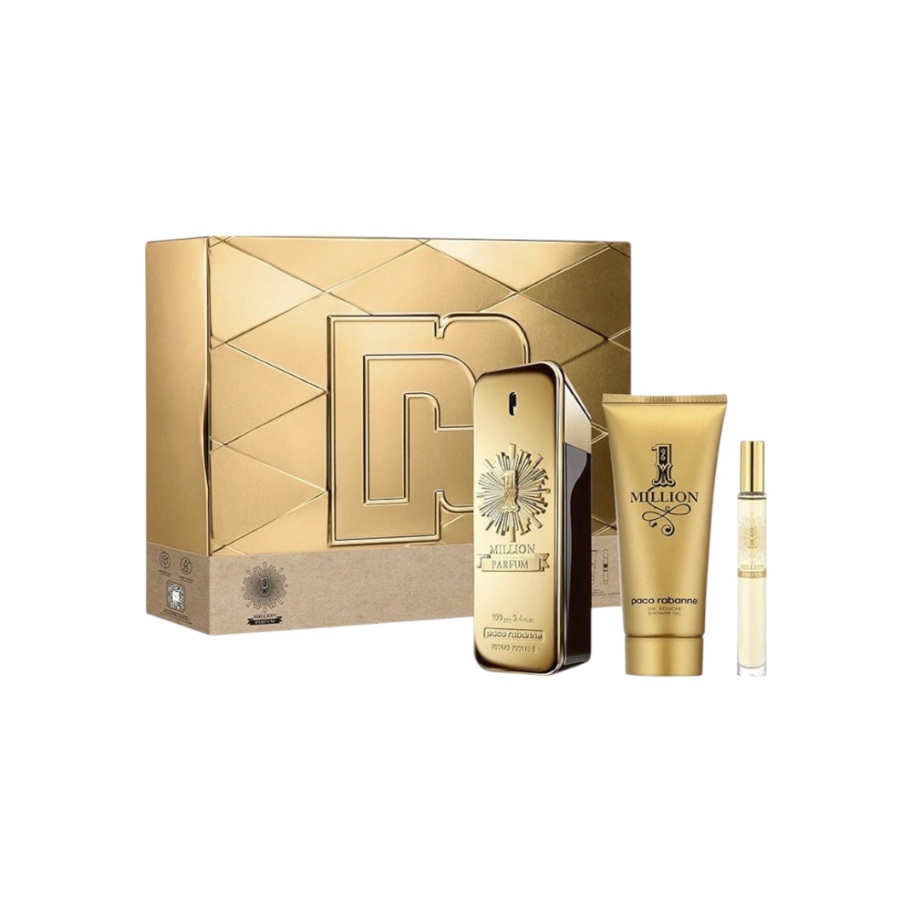 باكو رابان مجموعة عطر وان مليون كلاسيك الأصلي للرجال  100 مل + 20 مل + جل استحمام 100 مل