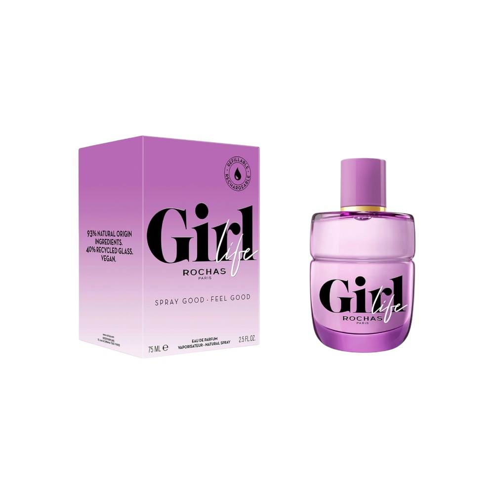 روشاس عطر جيرل لايف الأصلي للنساء - 75 مل