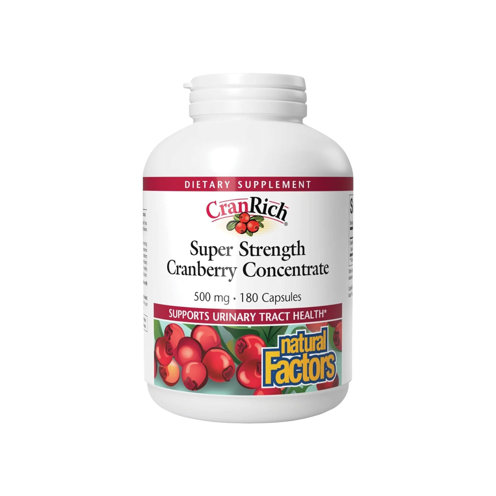 ناتشورال فاكتورز‏ كران ريتش سوبر سترينث مركز التوت البري 500 ملج - 180 كبسولة