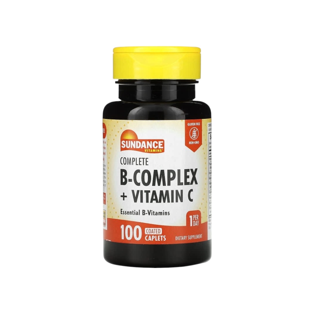 مكمل غذائي يحتوي على فيتامينات مجموعة B مع فيتامين C لدعم الصحة العامة 100قرص