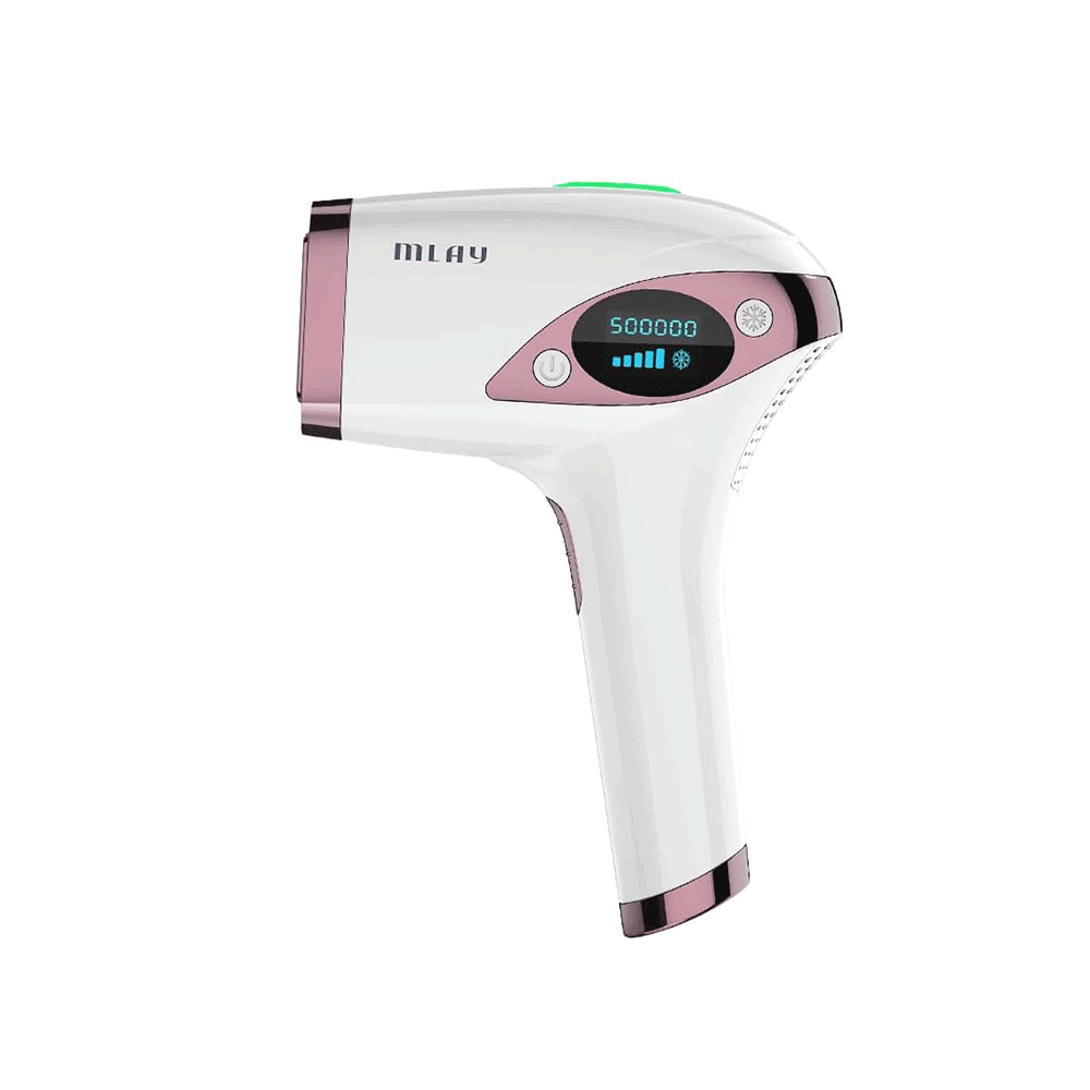 ملاي جهاز ليزر إزالة الشعر 500000 ومضة بخاصية التبريد الجليدي موديل T4  - أبيض