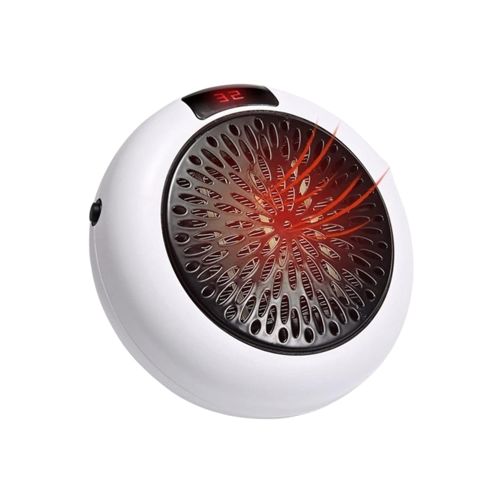 مدفأة هواء أونديان كهربائية صغيرة محمولة قوة 900 وات - أبيض