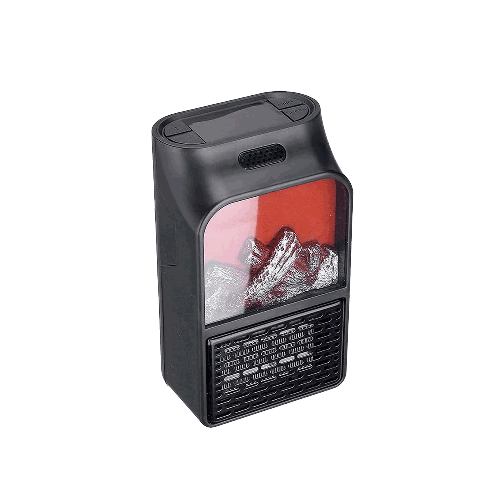 مدفأة كهربائية إي آر إن بي صغيرة محمولة قوة 900 وات - أسود