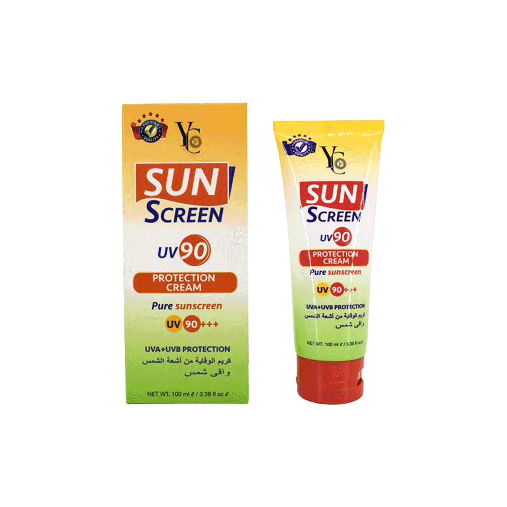 كريم واقي شمس واي سي بعامل حماية من الشمس 90 - 100 مل
