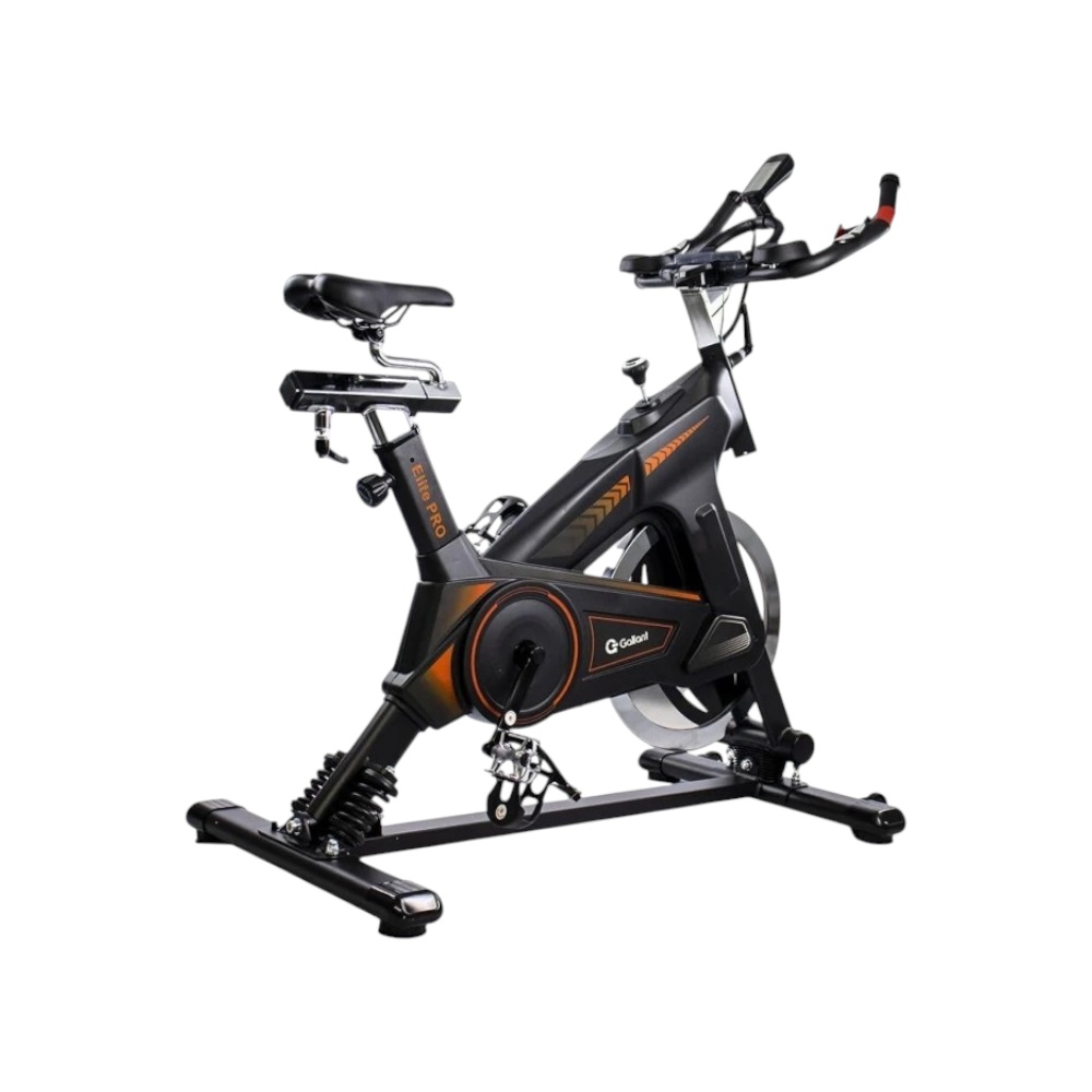 دراجة رياضية ميكانيكية قالنت ايليت برو للياقة البدنية وحرق السعرات الحرارية موديل GSB18HBTA-PT - أسود
