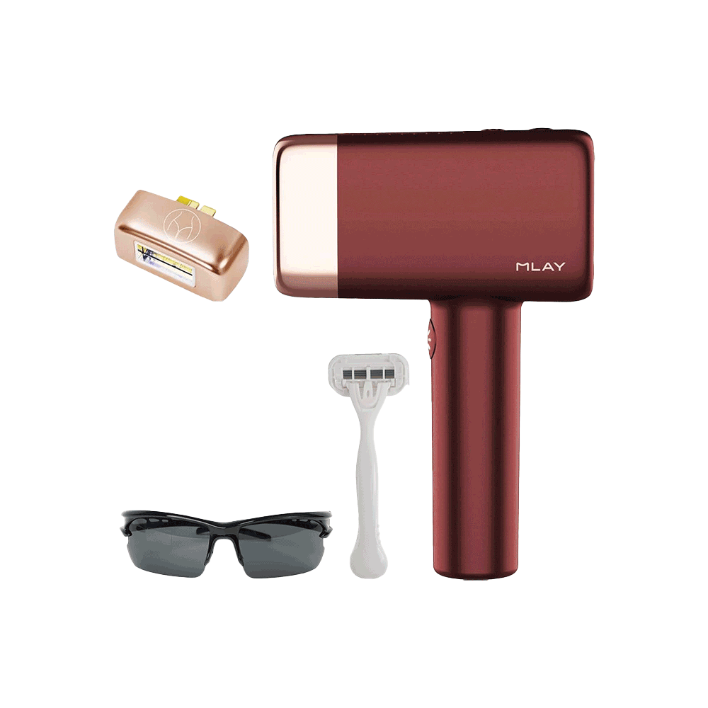 ملاي جهاز ليزر إزالة الشعر بعدسة واحدة 500000 ومضة و5 مستويات طاقة -  أحمر 