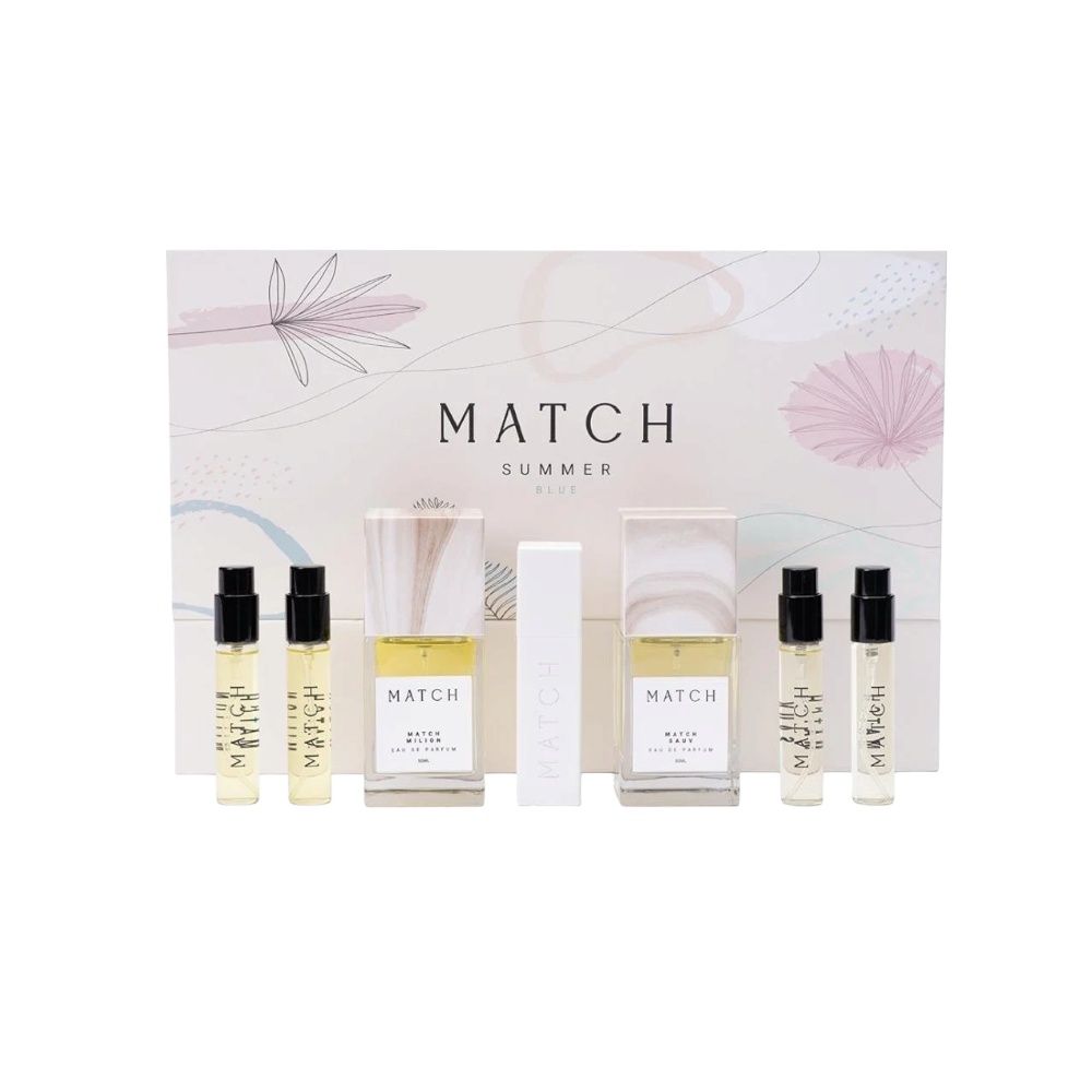 مجموعة عطور  الصيف من ماتش بلوم  للرجال -6 عبوات
