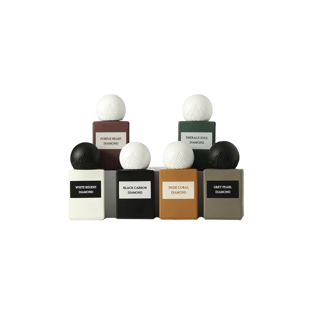 مجموعة عطور ميني دايموندز براهيم القرشي للجنسين - 6 حبات