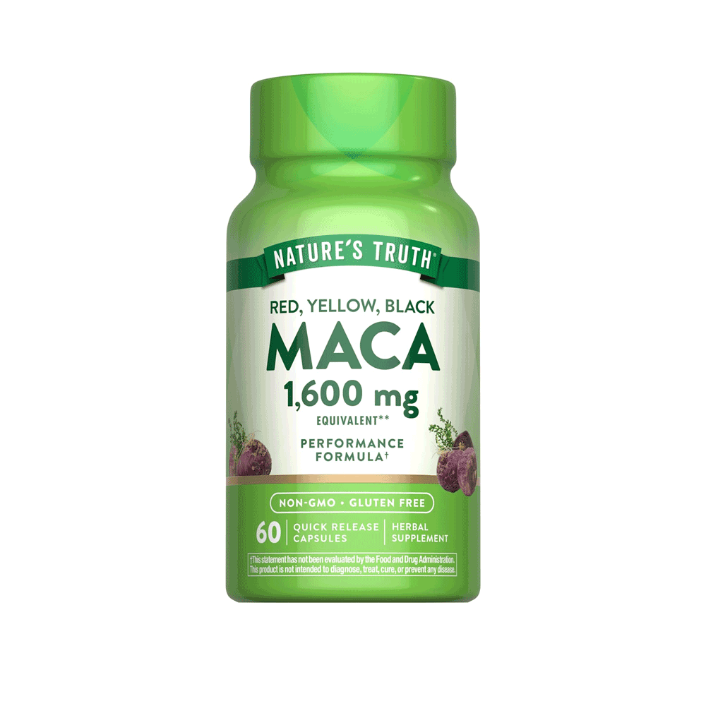 مكمل جذور الماكا نيتشرز تروث 1600 ملغ - 60 كبسولة 